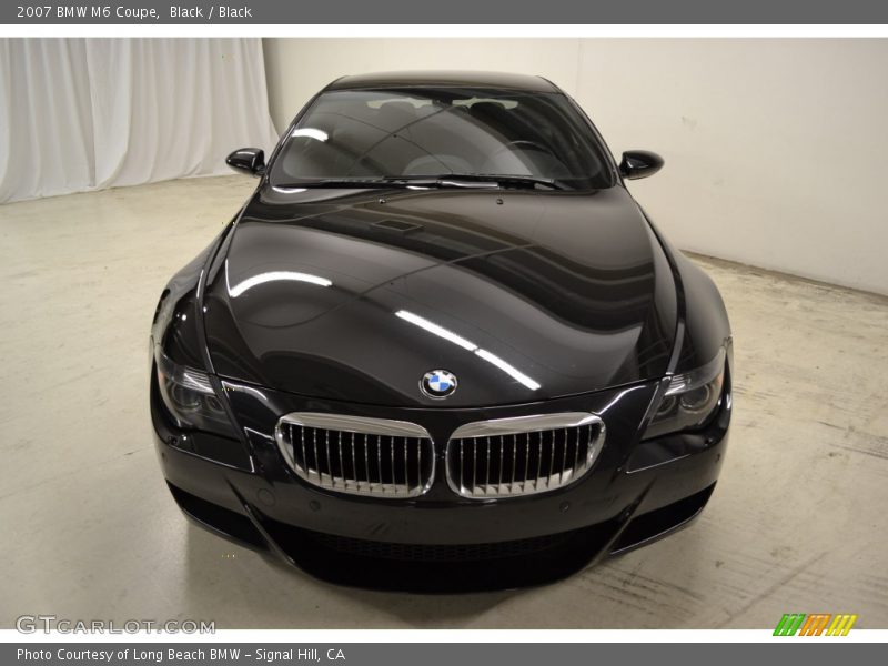 Black / Black 2007 BMW M6 Coupe