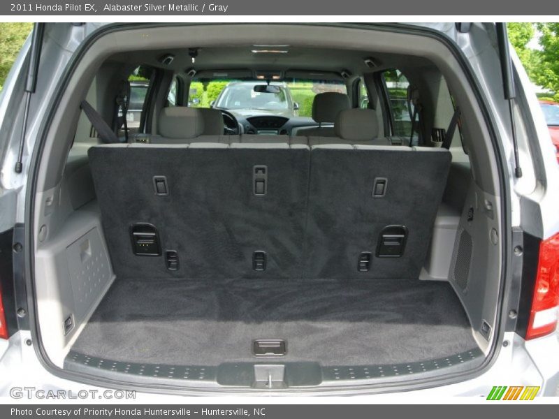 Alabaster Silver Metallic / Gray 2011 Honda Pilot EX