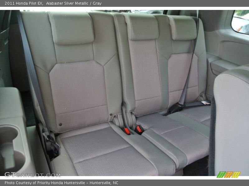 Alabaster Silver Metallic / Gray 2011 Honda Pilot EX