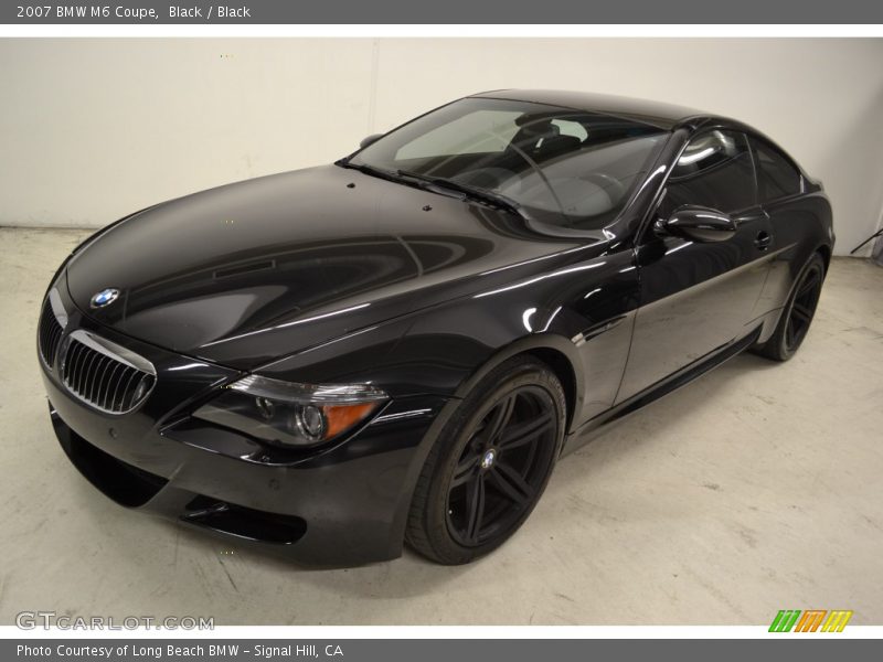 Black / Black 2007 BMW M6 Coupe