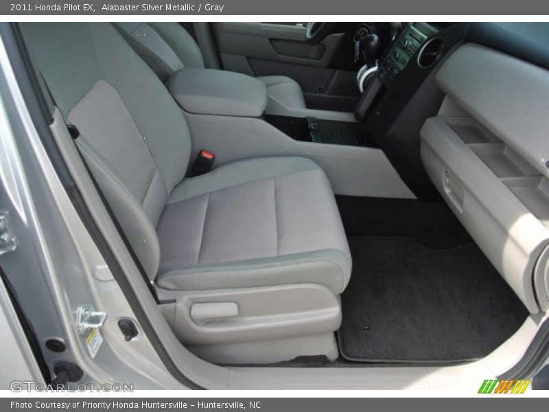 Alabaster Silver Metallic / Gray 2011 Honda Pilot EX