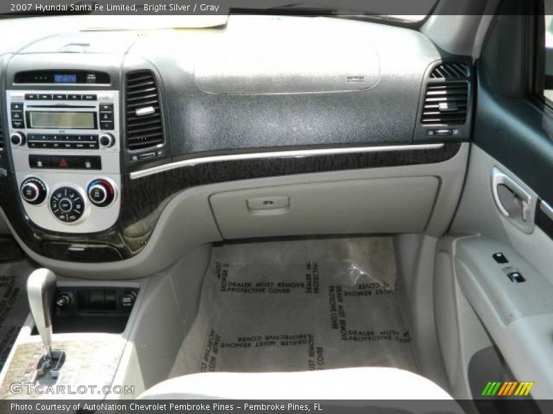 Bright Silver / Gray 2007 Hyundai Santa Fe Limited