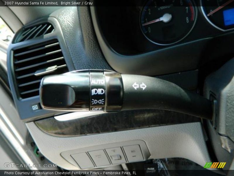 Bright Silver / Gray 2007 Hyundai Santa Fe Limited