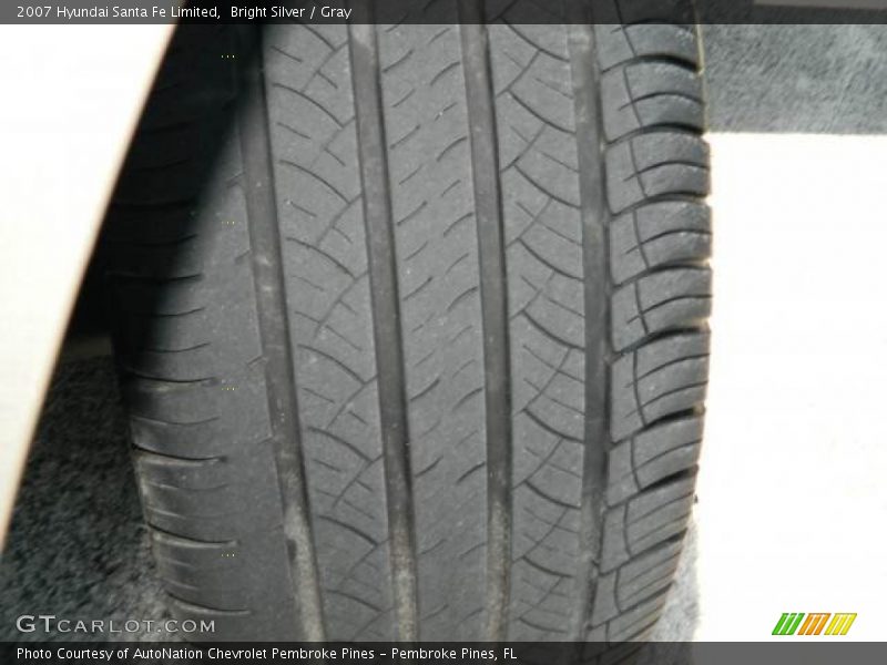 Bright Silver / Gray 2007 Hyundai Santa Fe Limited