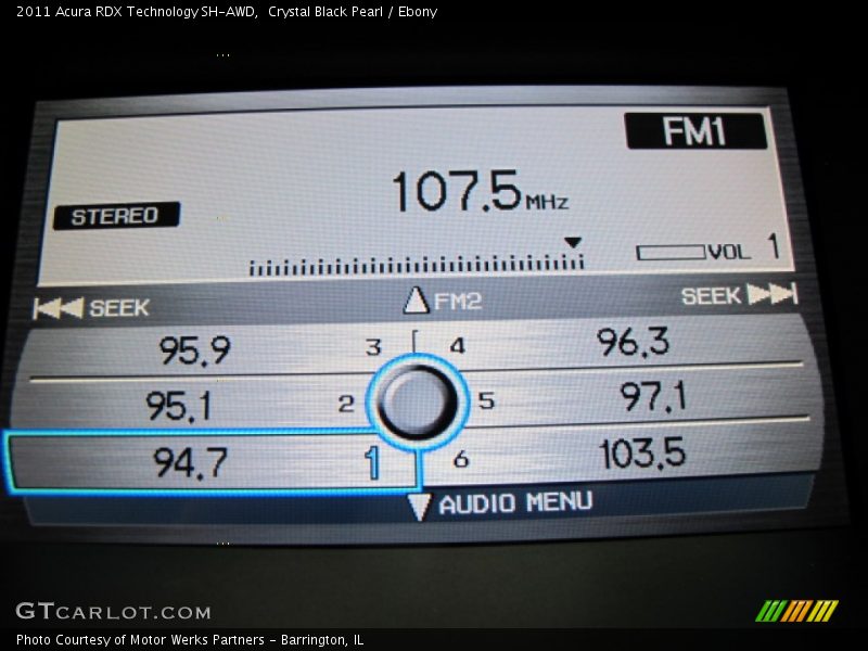 Crystal Black Pearl / Ebony 2011 Acura RDX Technology SH-AWD