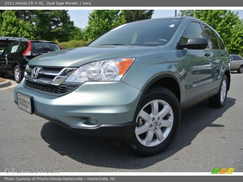 Opal Sage Metallic / Ivory 2011 Honda CR-V SE