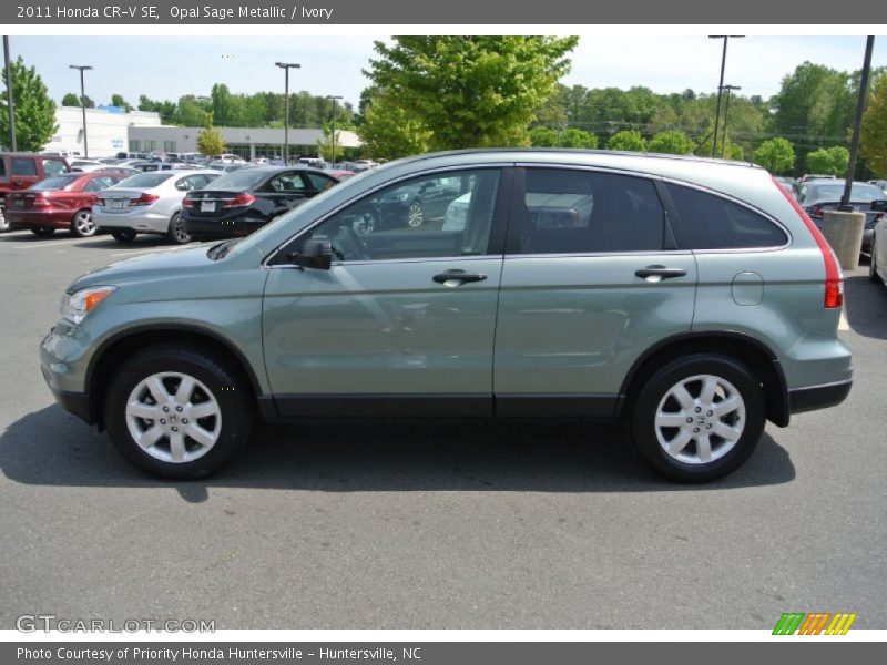 Opal Sage Metallic / Ivory 2011 Honda CR-V SE