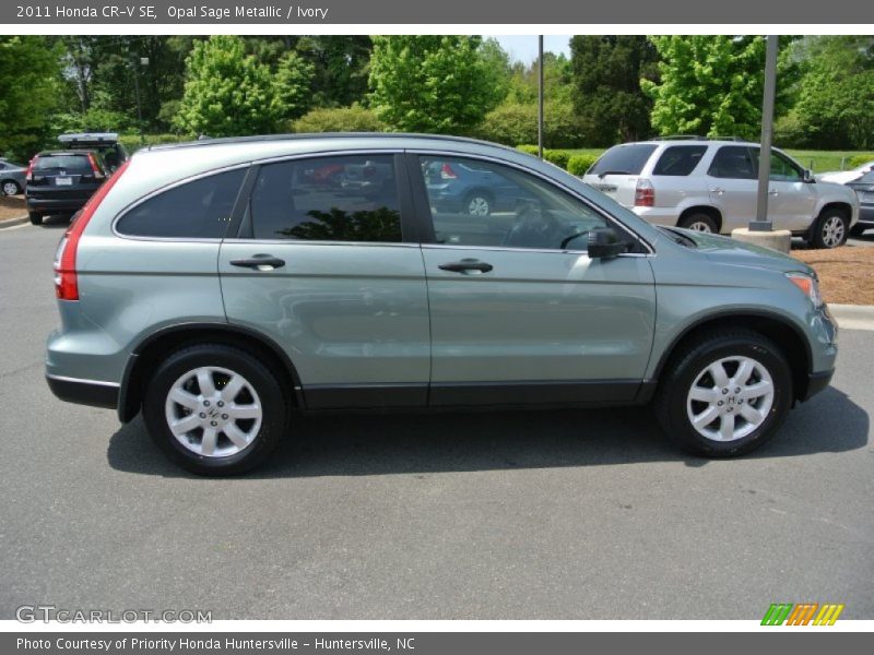 Opal Sage Metallic / Ivory 2011 Honda CR-V SE