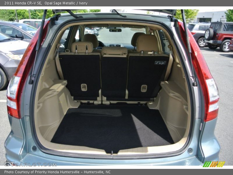 Opal Sage Metallic / Ivory 2011 Honda CR-V SE