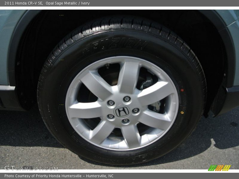 Opal Sage Metallic / Ivory 2011 Honda CR-V SE