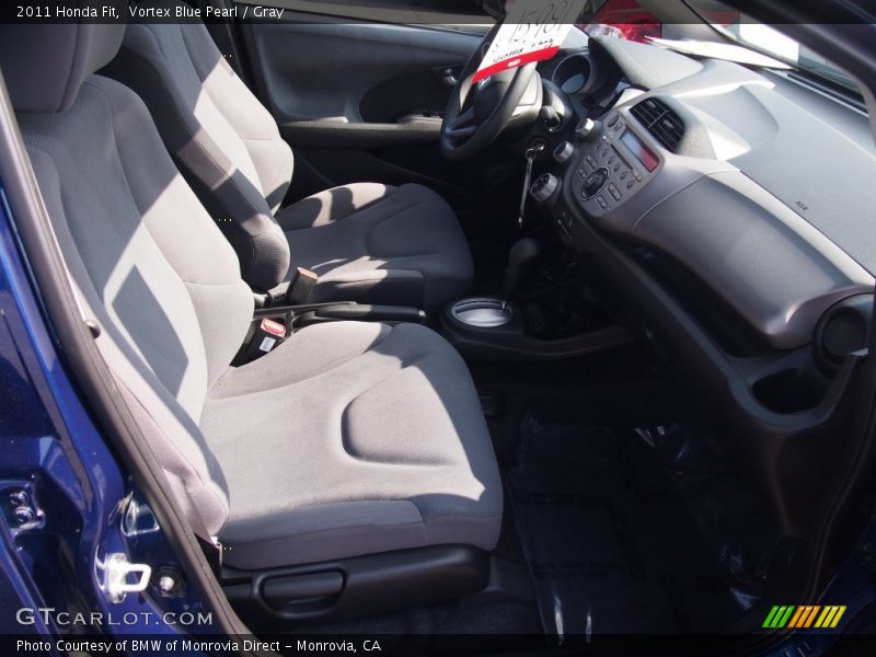 Vortex Blue Pearl / Gray 2011 Honda Fit