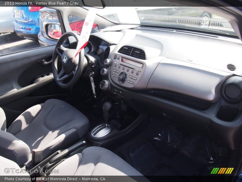 Vortex Blue Pearl / Gray 2011 Honda Fit