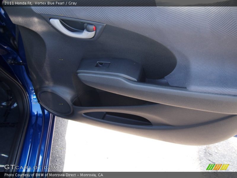 Vortex Blue Pearl / Gray 2011 Honda Fit