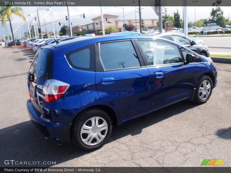 Vortex Blue Pearl / Gray 2011 Honda Fit