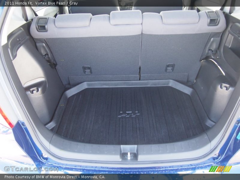 Vortex Blue Pearl / Gray 2011 Honda Fit
