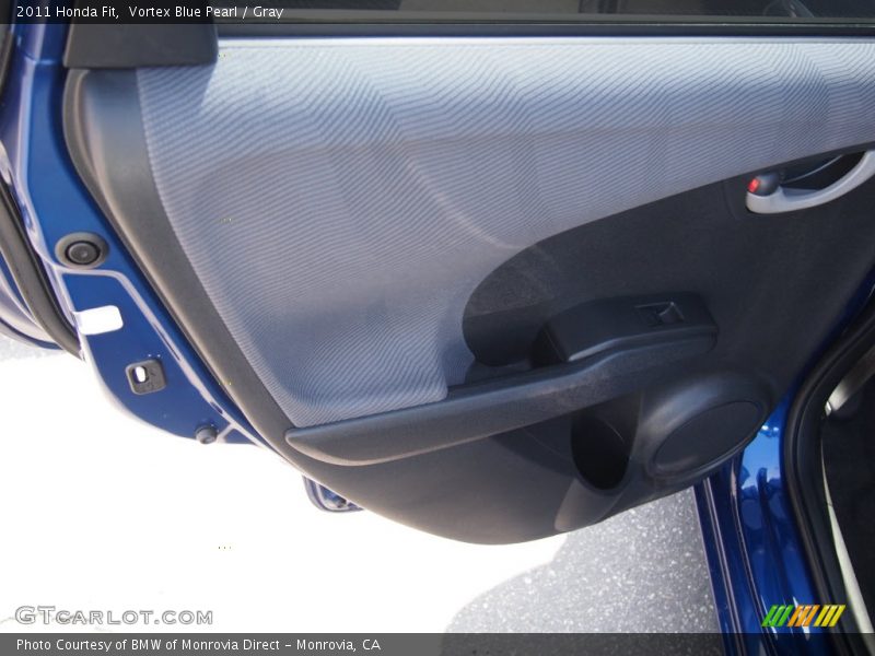 Vortex Blue Pearl / Gray 2011 Honda Fit