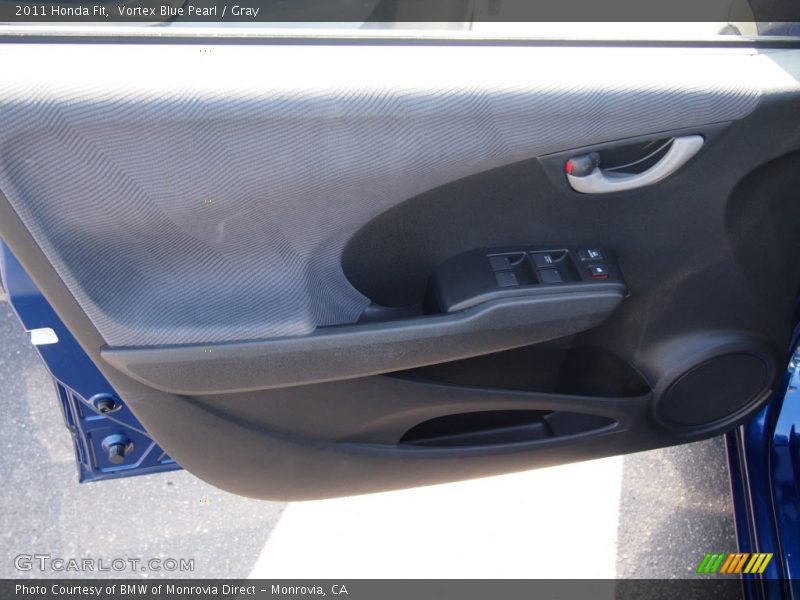 Vortex Blue Pearl / Gray 2011 Honda Fit