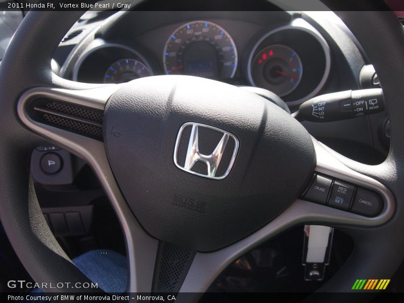 Vortex Blue Pearl / Gray 2011 Honda Fit