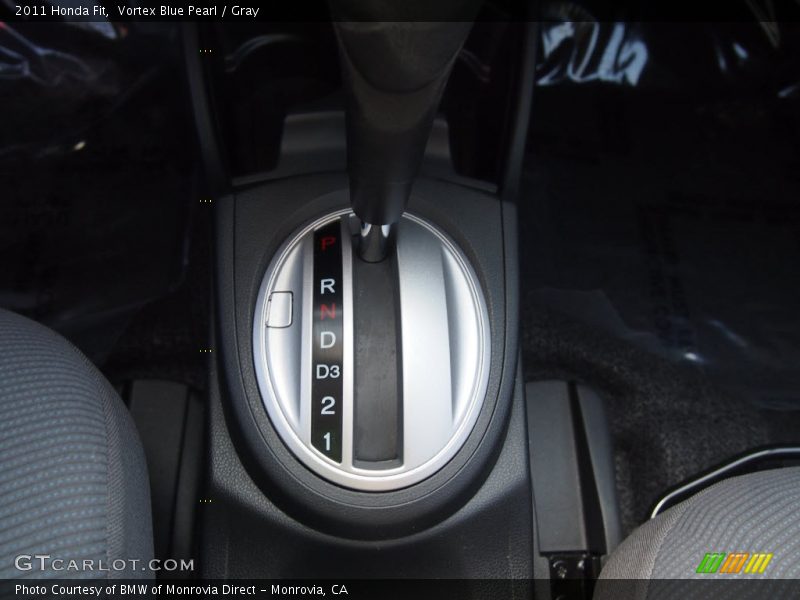 Vortex Blue Pearl / Gray 2011 Honda Fit