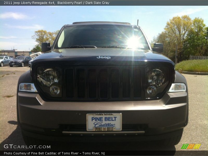 Blackberry Pearl / Dark Slate Gray 2011 Jeep Liberty Renegade 4x4
