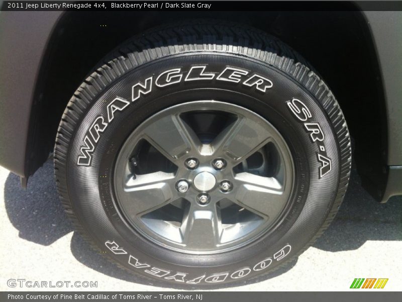 Blackberry Pearl / Dark Slate Gray 2011 Jeep Liberty Renegade 4x4