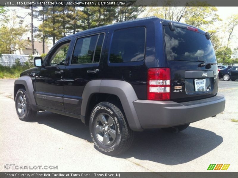Blackberry Pearl / Dark Slate Gray 2011 Jeep Liberty Renegade 4x4