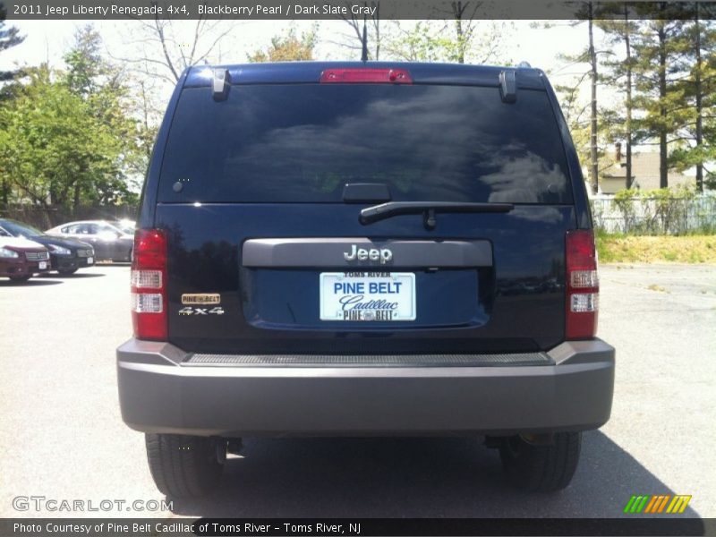 Blackberry Pearl / Dark Slate Gray 2011 Jeep Liberty Renegade 4x4