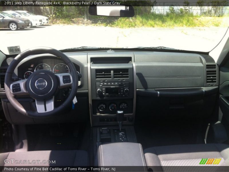 Blackberry Pearl / Dark Slate Gray 2011 Jeep Liberty Renegade 4x4