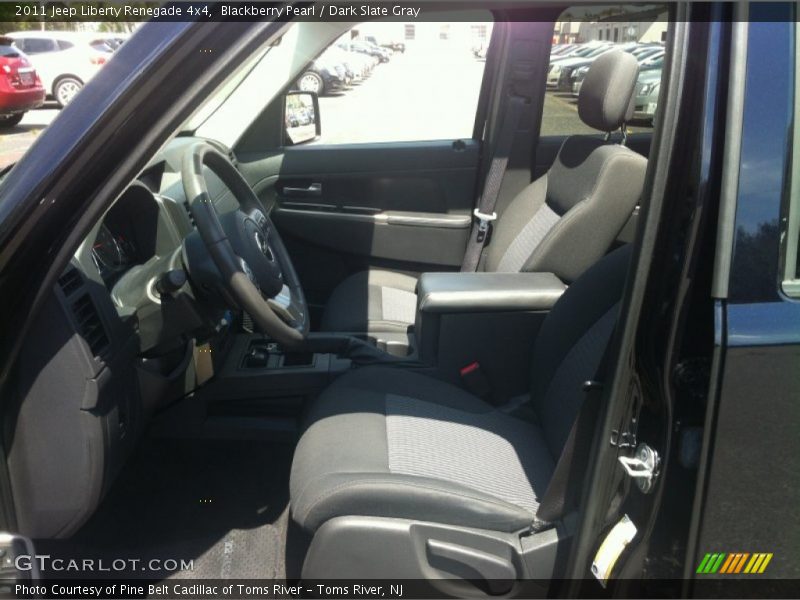 Blackberry Pearl / Dark Slate Gray 2011 Jeep Liberty Renegade 4x4