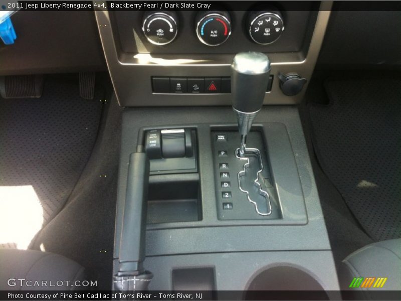 Blackberry Pearl / Dark Slate Gray 2011 Jeep Liberty Renegade 4x4