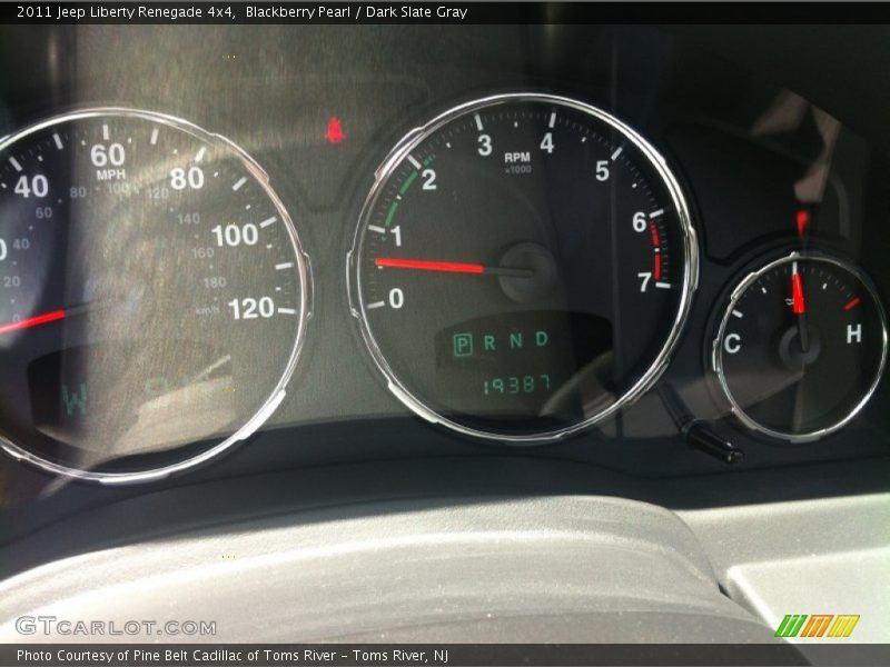 Blackberry Pearl / Dark Slate Gray 2011 Jeep Liberty Renegade 4x4