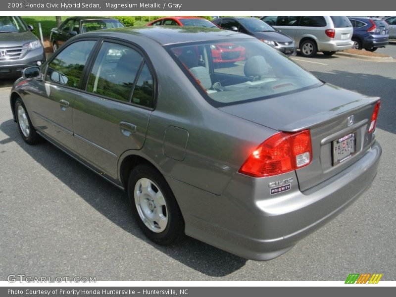 Magnesium Metallic / Gray 2005 Honda Civic Hybrid Sedan