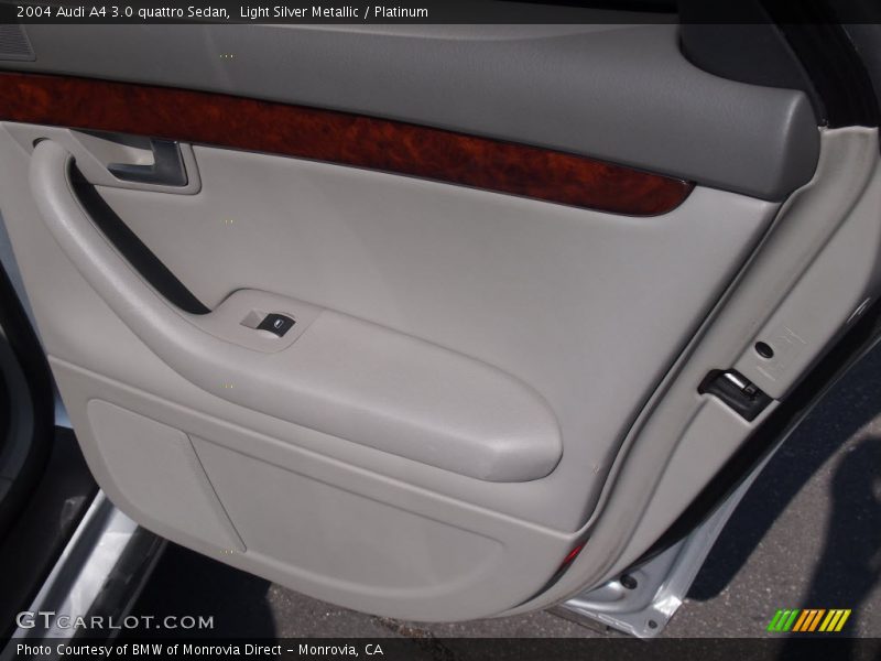 Light Silver Metallic / Platinum 2004 Audi A4 3.0 quattro Sedan