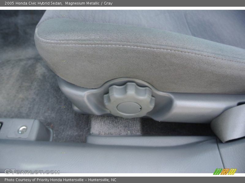 Magnesium Metallic / Gray 2005 Honda Civic Hybrid Sedan