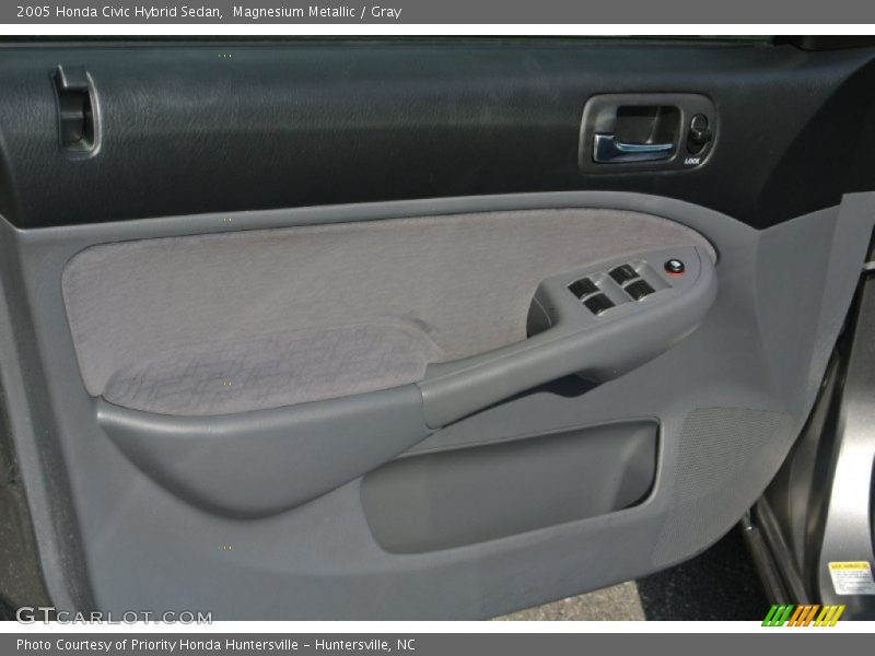 Magnesium Metallic / Gray 2005 Honda Civic Hybrid Sedan