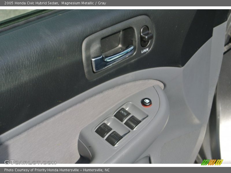 Magnesium Metallic / Gray 2005 Honda Civic Hybrid Sedan