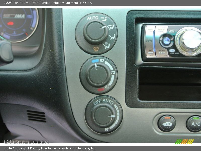 Magnesium Metallic / Gray 2005 Honda Civic Hybrid Sedan