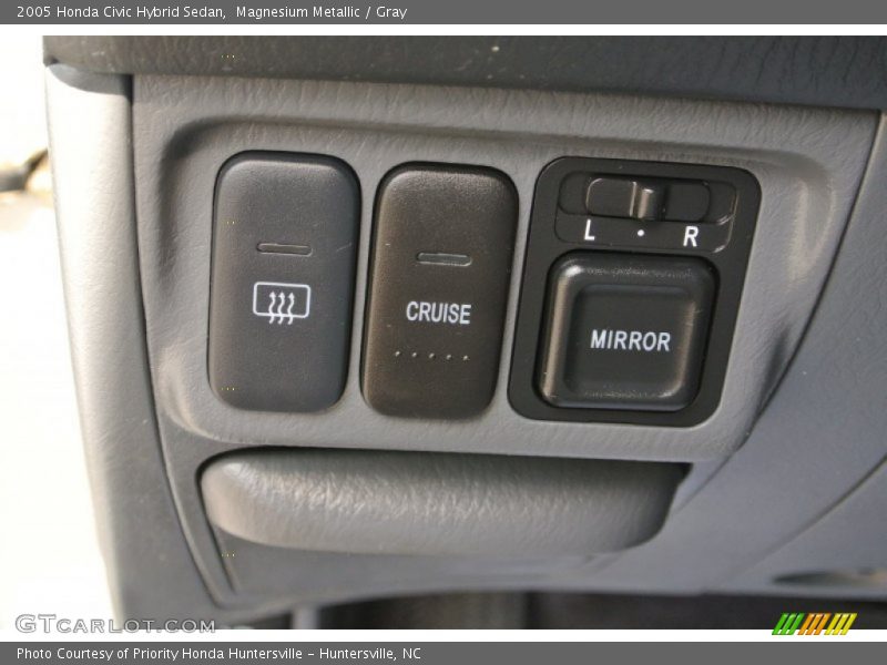 Magnesium Metallic / Gray 2005 Honda Civic Hybrid Sedan