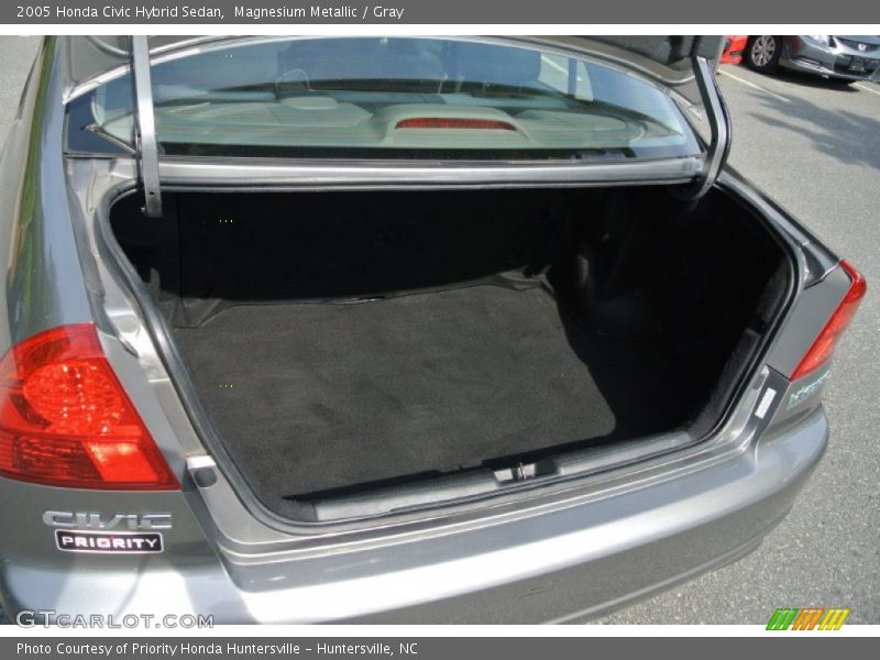 Magnesium Metallic / Gray 2005 Honda Civic Hybrid Sedan