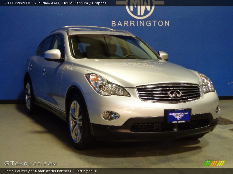 Liquid Platinum / Graphite 2011 Infiniti EX 35 Journey AWD