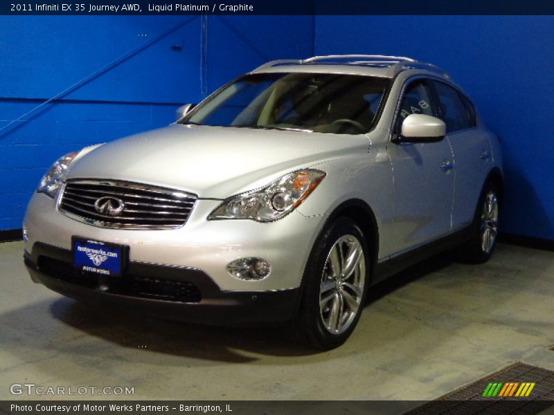 Liquid Platinum / Graphite 2011 Infiniti EX 35 Journey AWD