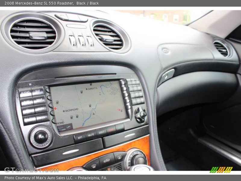 Black / Black 2008 Mercedes-Benz SL 550 Roadster