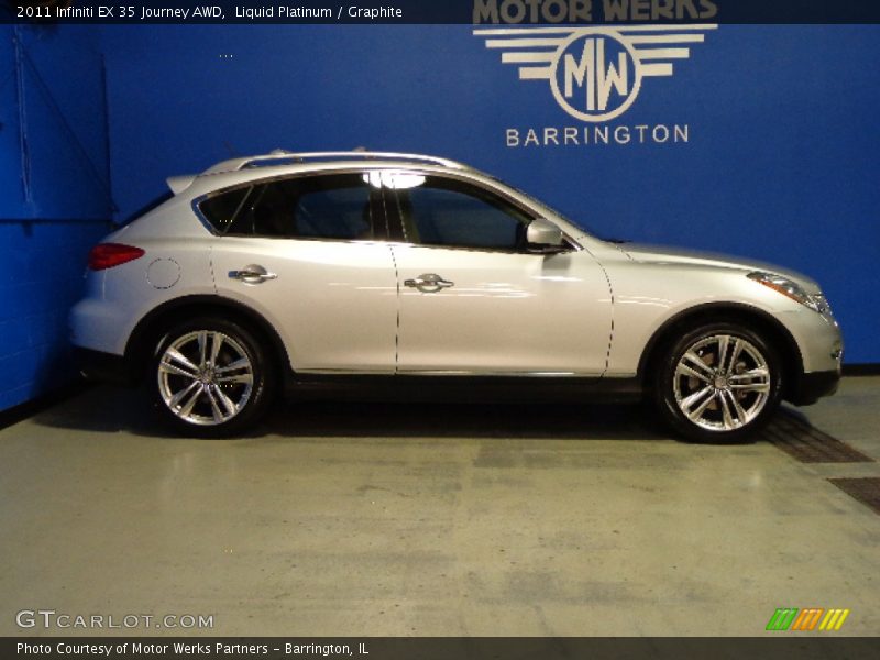 Liquid Platinum / Graphite 2011 Infiniti EX 35 Journey AWD