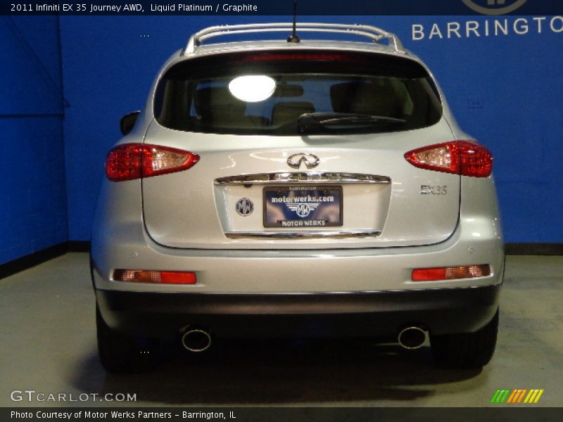 Liquid Platinum / Graphite 2011 Infiniti EX 35 Journey AWD