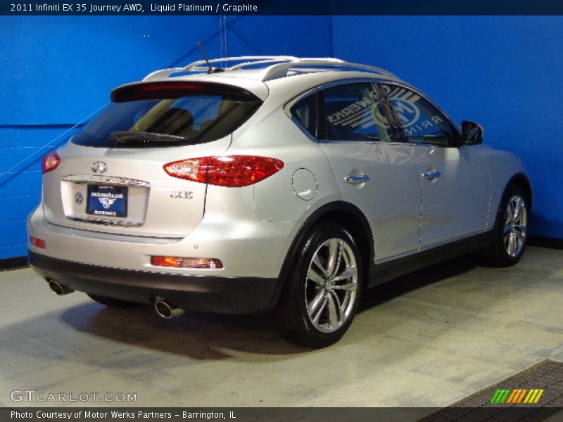 Liquid Platinum / Graphite 2011 Infiniti EX 35 Journey AWD