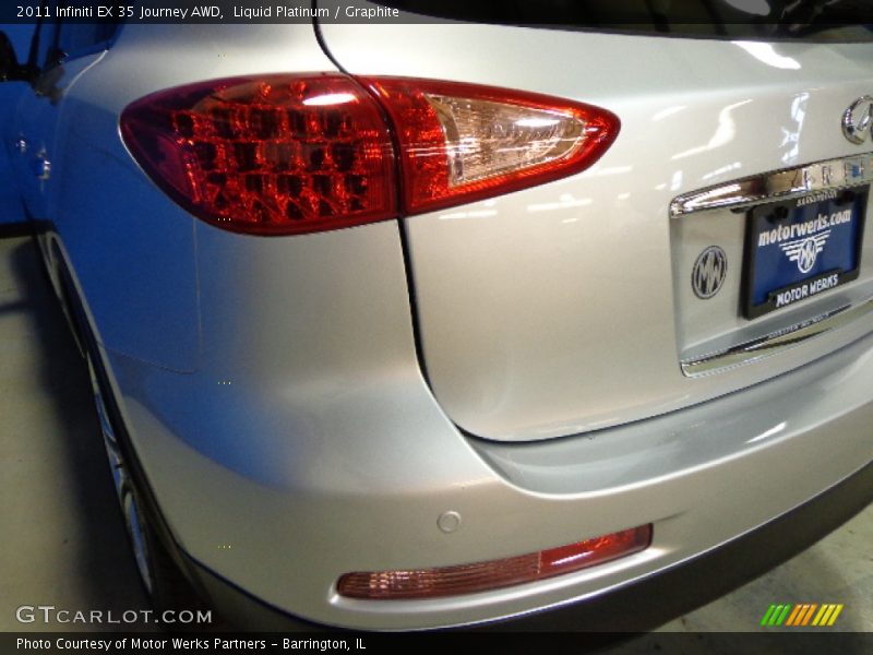 Liquid Platinum / Graphite 2011 Infiniti EX 35 Journey AWD
