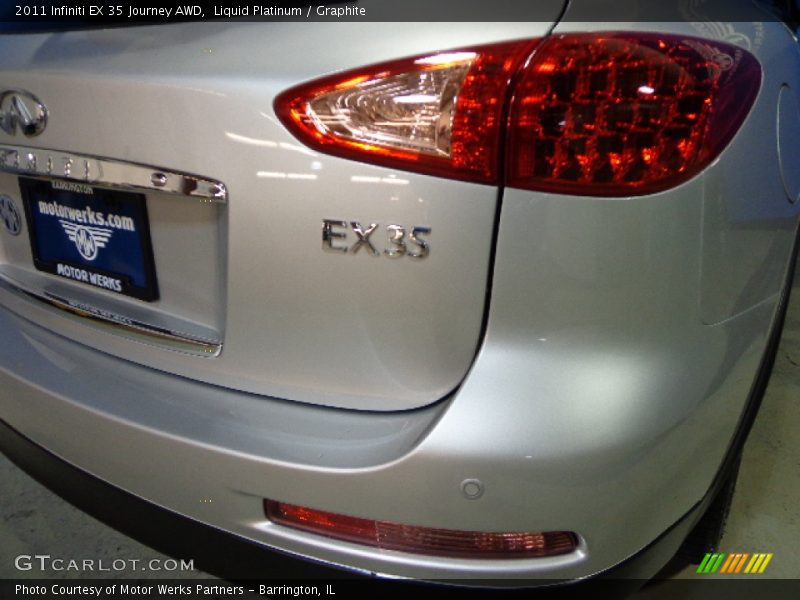 Liquid Platinum / Graphite 2011 Infiniti EX 35 Journey AWD