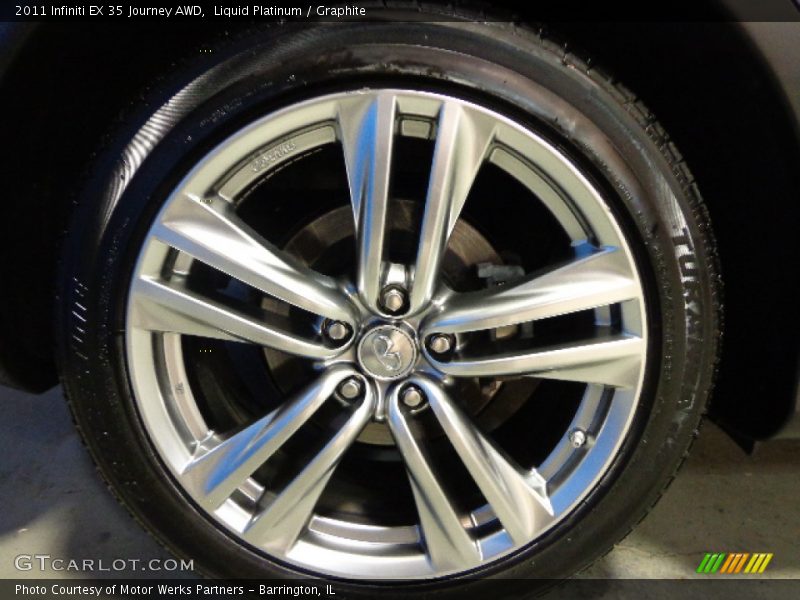 Liquid Platinum / Graphite 2011 Infiniti EX 35 Journey AWD