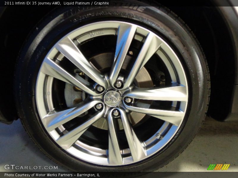 Liquid Platinum / Graphite 2011 Infiniti EX 35 Journey AWD