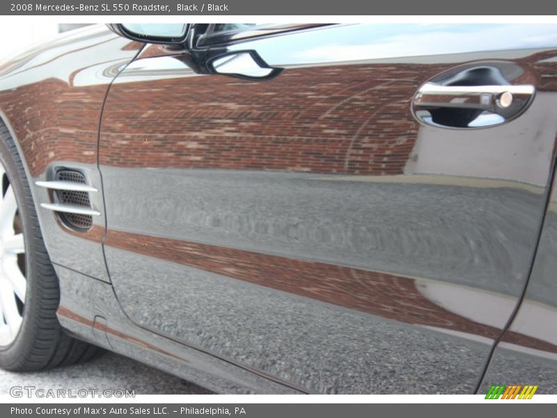 Black / Black 2008 Mercedes-Benz SL 550 Roadster